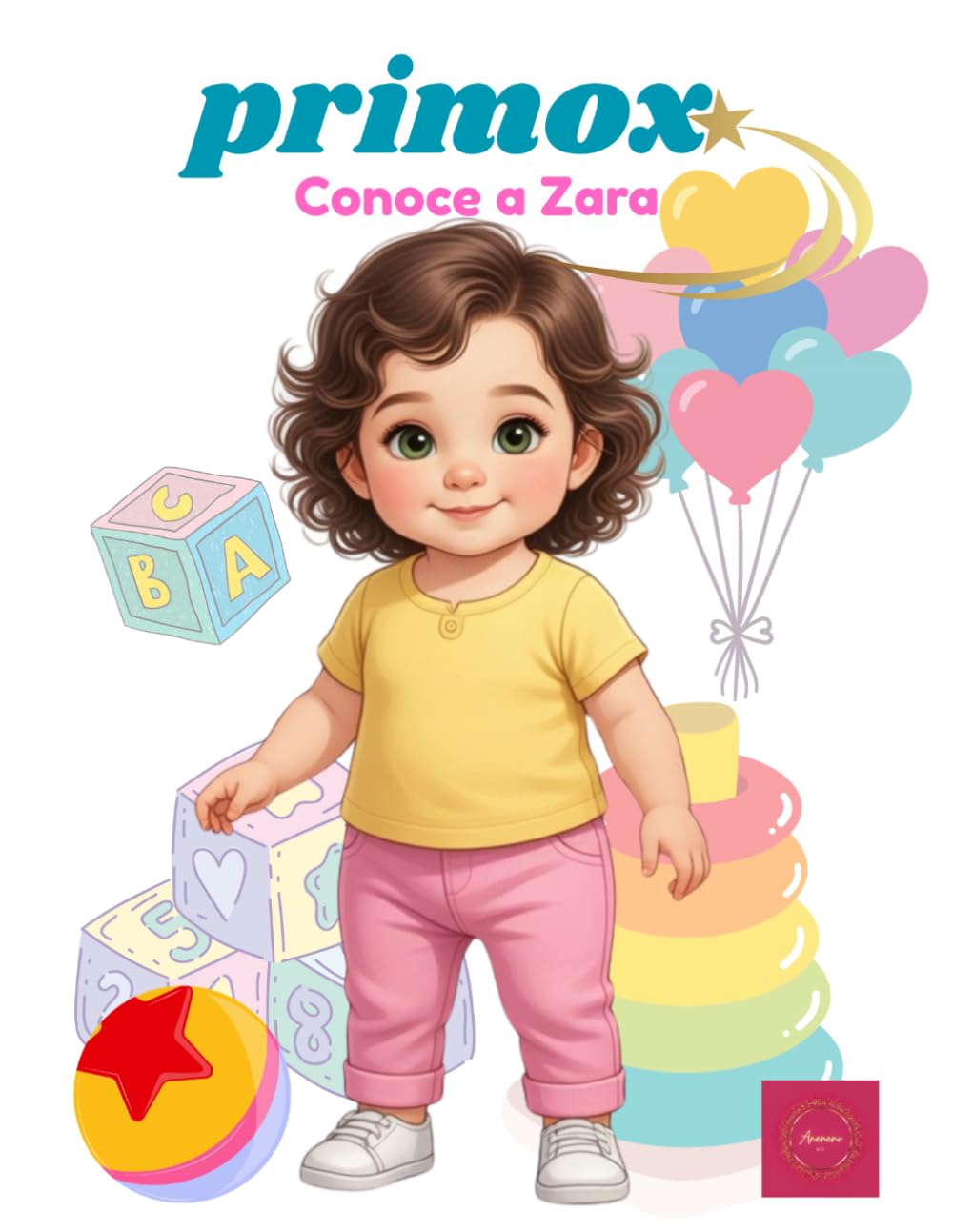 Libro de Colorear para Niños 2-4 años: Primox – Conoce a Zara: Libro infantil de dibujos sencillos y actividades para los más pequeños (Universo Primox para colorear)