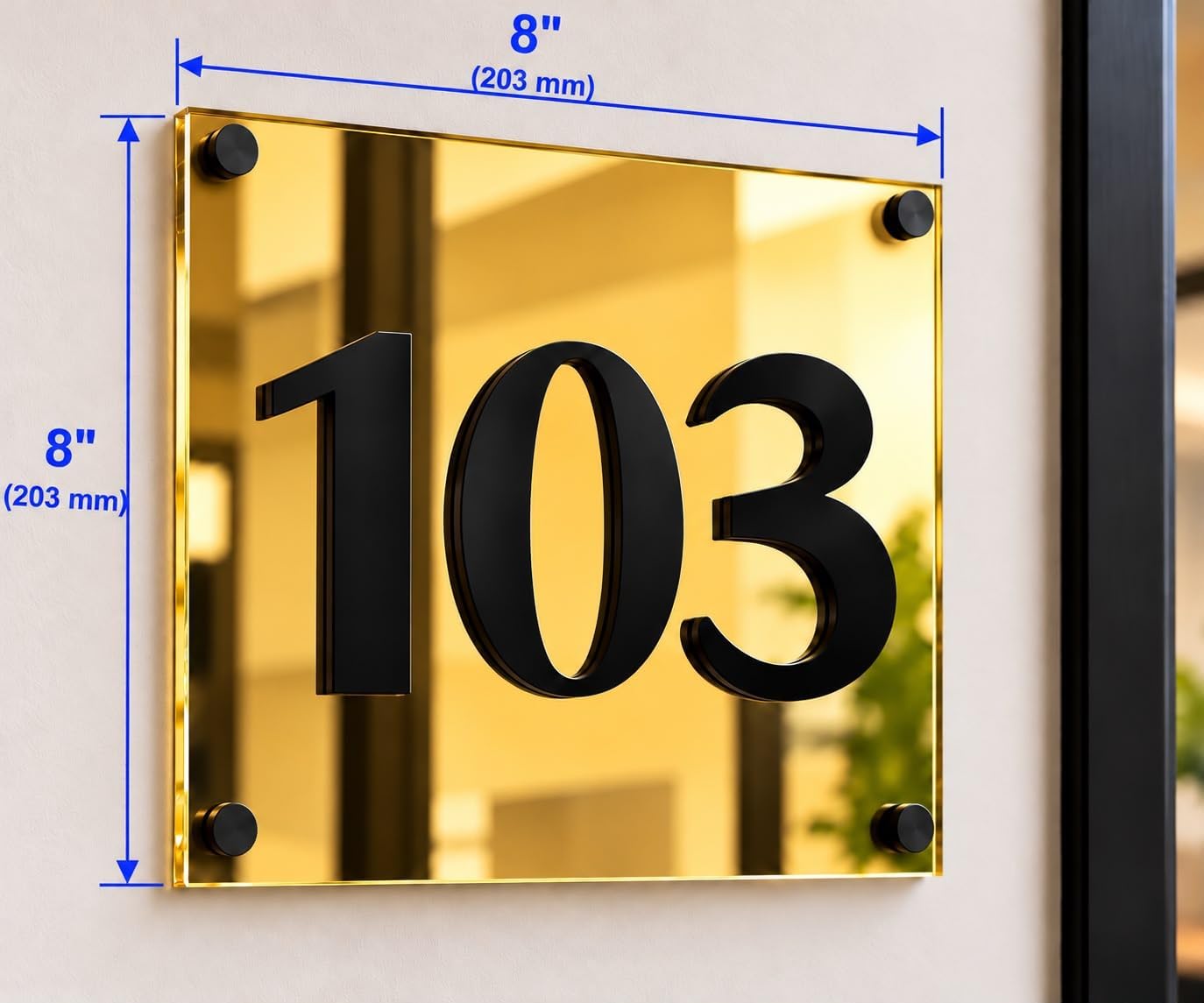 Room Number Lettering Amazon.com: Customizable with your choice of numbers, acrylic color ...