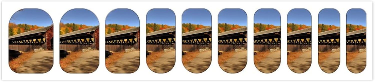 Nail Strips Bundle Full Wrap Long Lasting Nail Polish Strips Easy Application and Removal Salon Quality Self Adhesive Art Stickers for Women Gifts