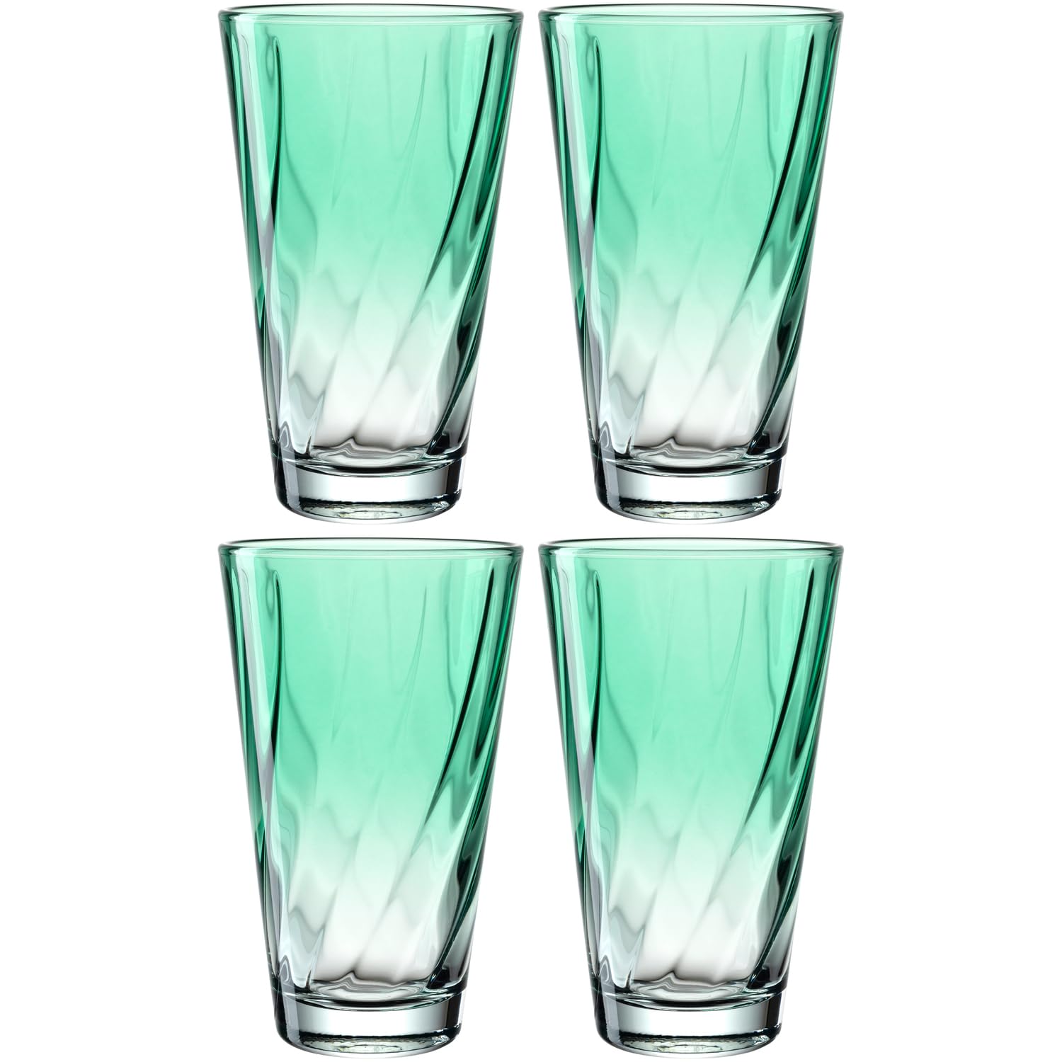 LEONARDO HOME Twist 046974 - Lot De 4 Verres à Jus De Qualité
