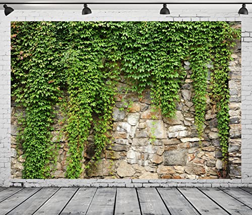 Fondo Fotográfico Tela 15x10ft Hojas Verdes miniatura 2