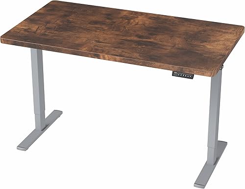 Vista 262 de VIVO DESK-KIT-1W6G - Escritorio eléctrico de pie de 60 x 24 pulgadas, ajuste de altura de memoria, serie 1B, parte superior de nogal oscuro de una