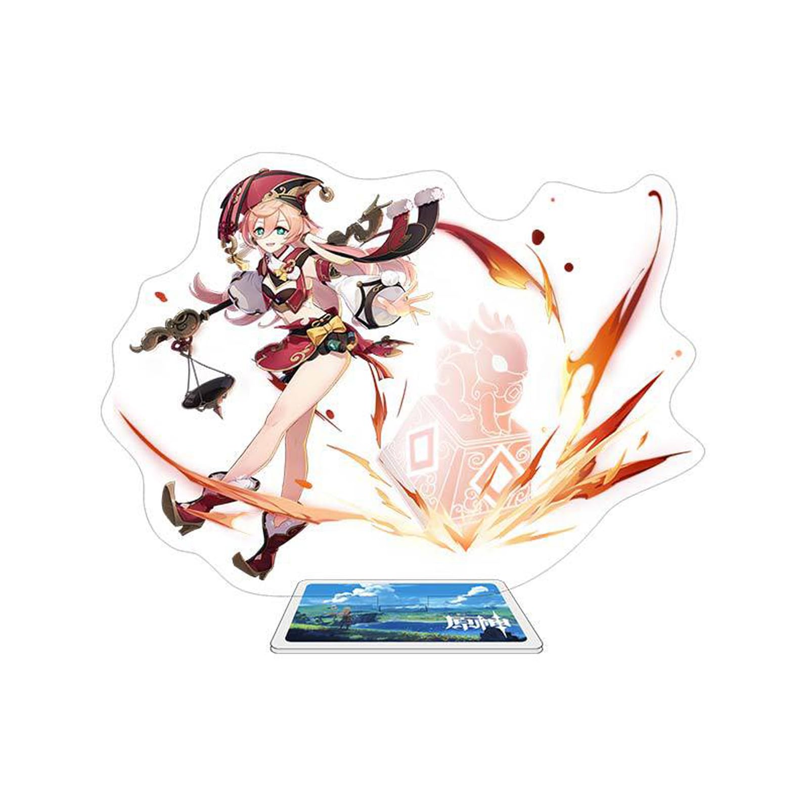 Genshin Impact Yanfei Characters Acrylic Stand Figure for Game Fans' Collection