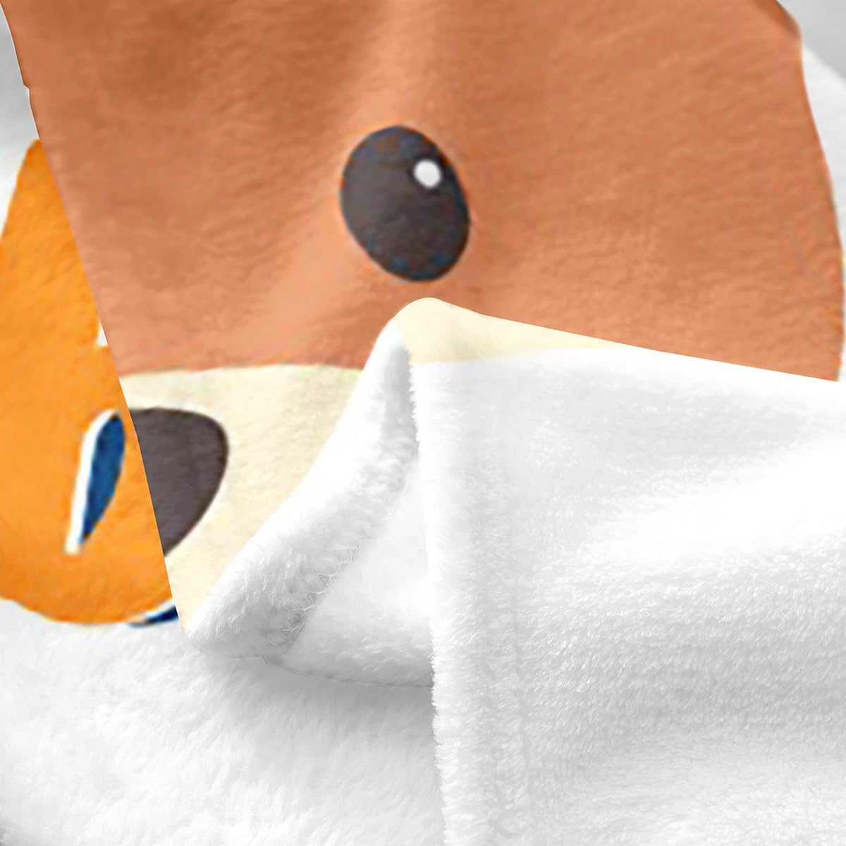 Feelyou Nature Wildlife Bear Blanket Throw 50"x60" Wild Animal Plush Throw Blanket, for Sofa Couch Kids Boys Girls Decor Rustic Cabin Country Flannel Fleece Blanket Leaf Bedroom