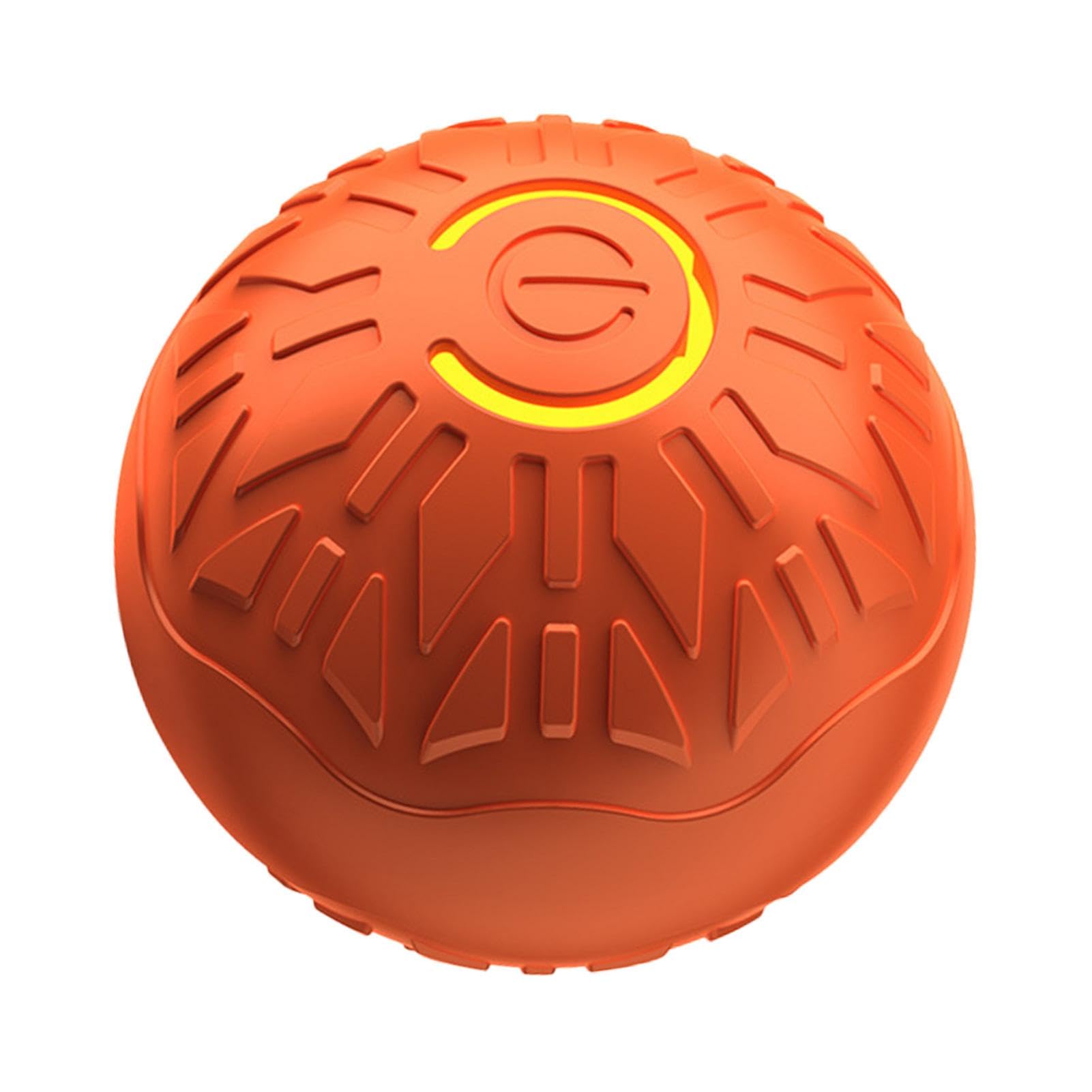Peppy Ball Cat - Electric Active Rolling Ball For Dogs | Toys Rechargeable Unit, LED Flash Lights Entertains Ball For Small Medium Dogs Breed