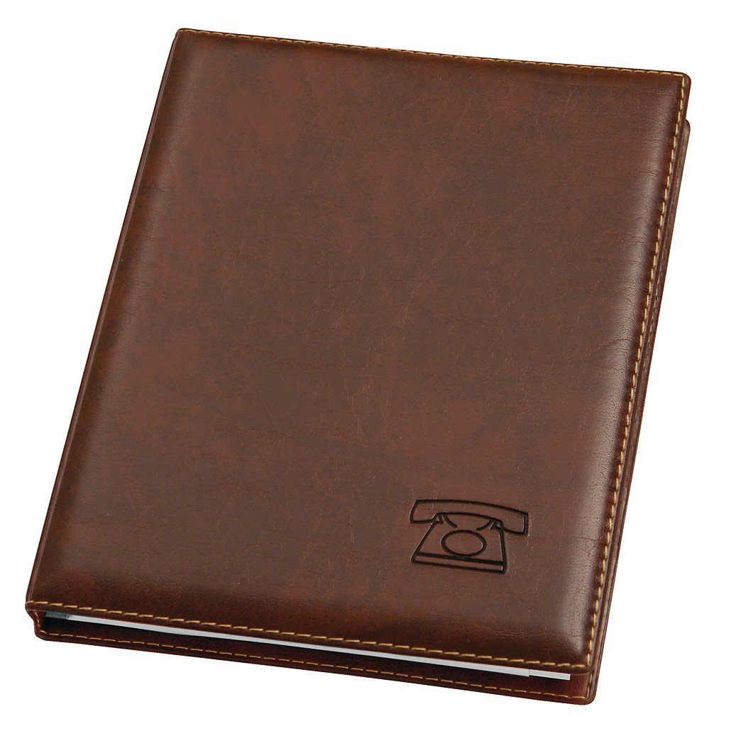 Ring Bound Telephone Book in Brown