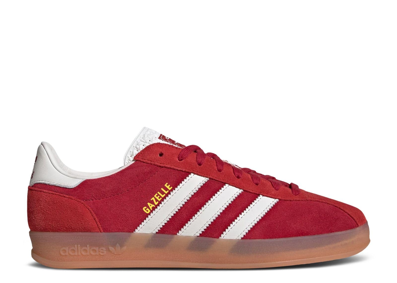 adidas Gazelle Indoor Men's Shoes, Team Victory Red/Core White/Power Red, Size 6.5