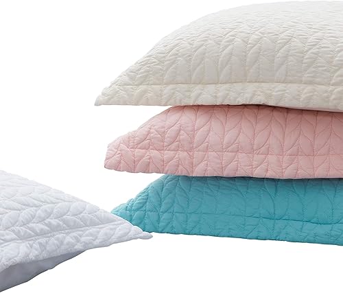 Vista 249 de SunStyle Home - Juego de colcha de cama de microfibra, ligero y suave, reversible, patrón de colcha, colchas para todas las estaciones. 01 - Verde