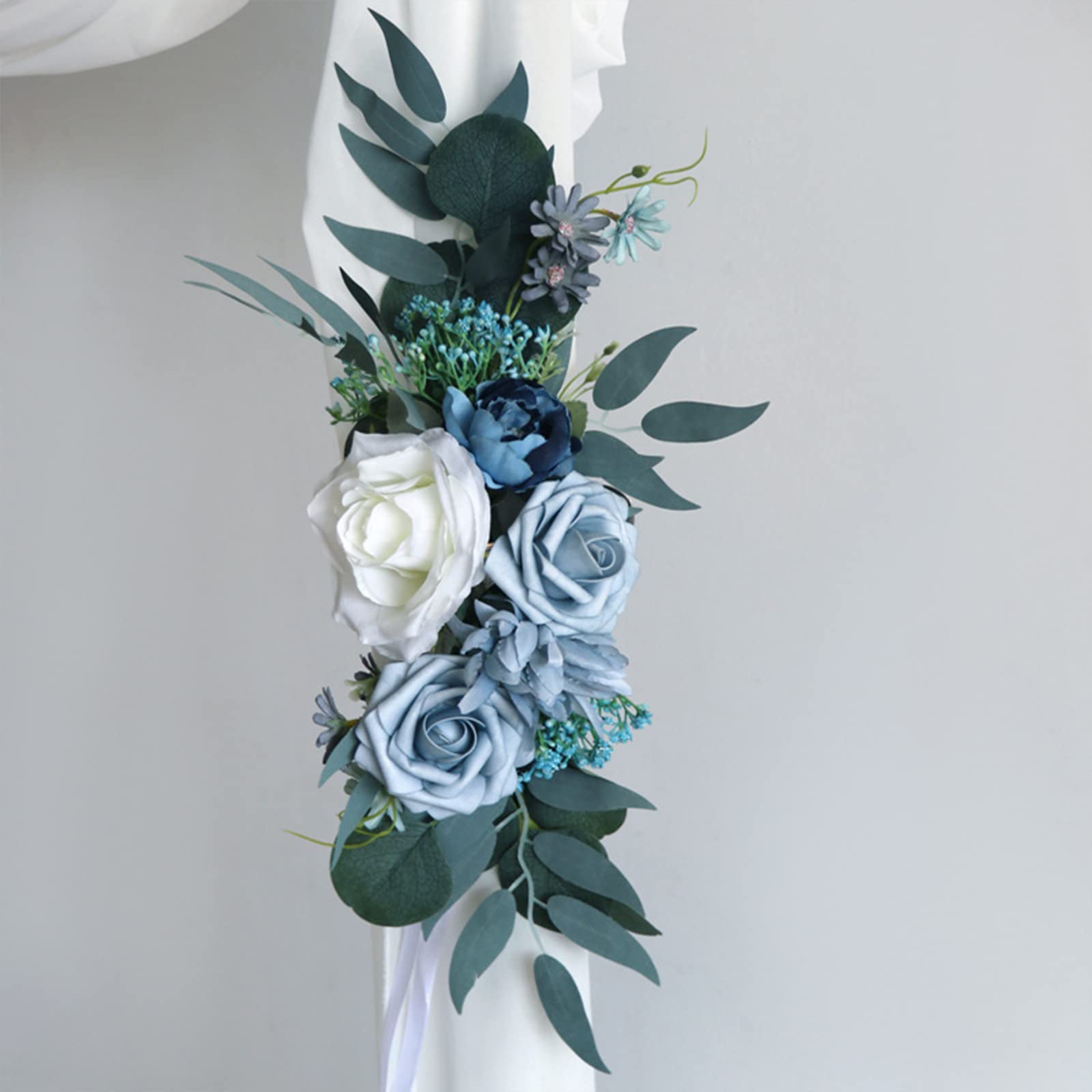 K di 2 Pezzi di Fiori Artificiali per Arco Nuziale, Fiori di Seta