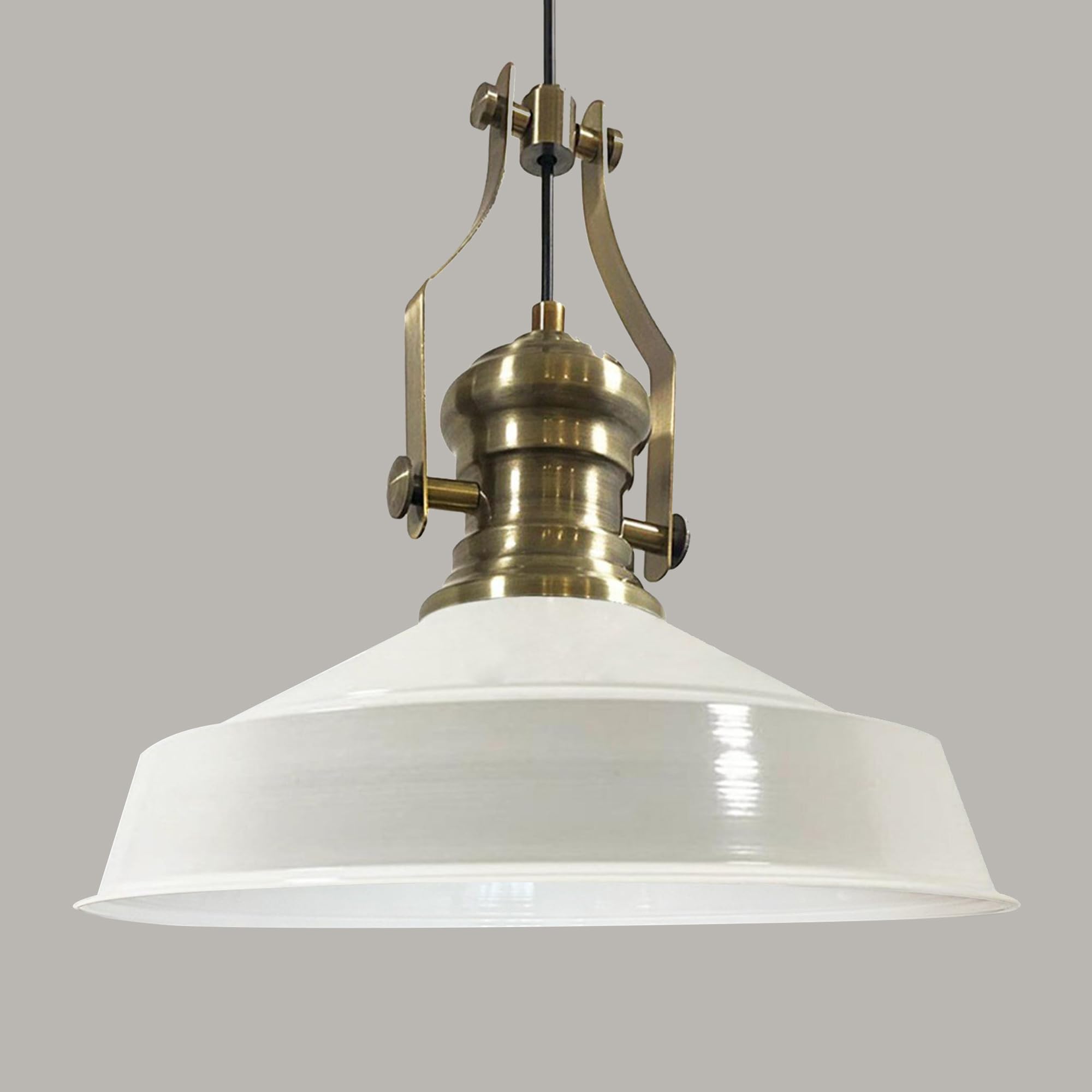 Bamyum Asletl - Lampadario a sospensione industriale retro in metallo, 41 cm, illuminazione da soffitto per soggiorno, camera da letto, cucina