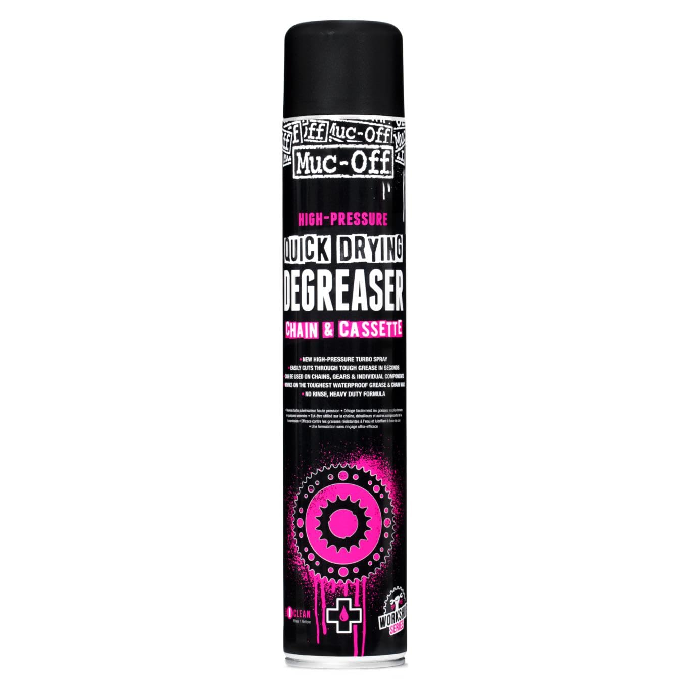 MUC-OFF - High-Pressure Quick Drying Degreaser - Chain & Cassette