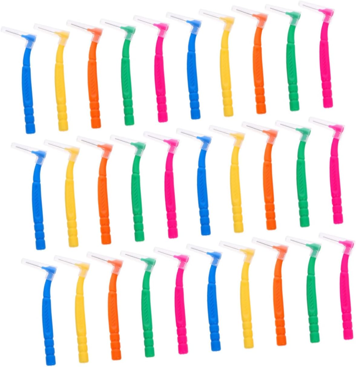 Beaupretty 150pcs Ergonomic Interdental Toothbrush Compact Manual Cleaning Tool for Adults for Travel Home and