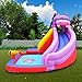 TTOP Inflatable Bounce House, Kids Castle Jumping Bouncer with Heavy Duty Blower Water Slide Outdoor Party Water Play House Playground Sets for Backyards,A Style