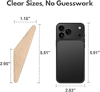 Vista 3 de Paquete de 2 ganchos de pared de madera de goma natural de 25 libras para colgar abrigos, toallas, sombreros, bolsos, bolsos, ganchos para abrigos