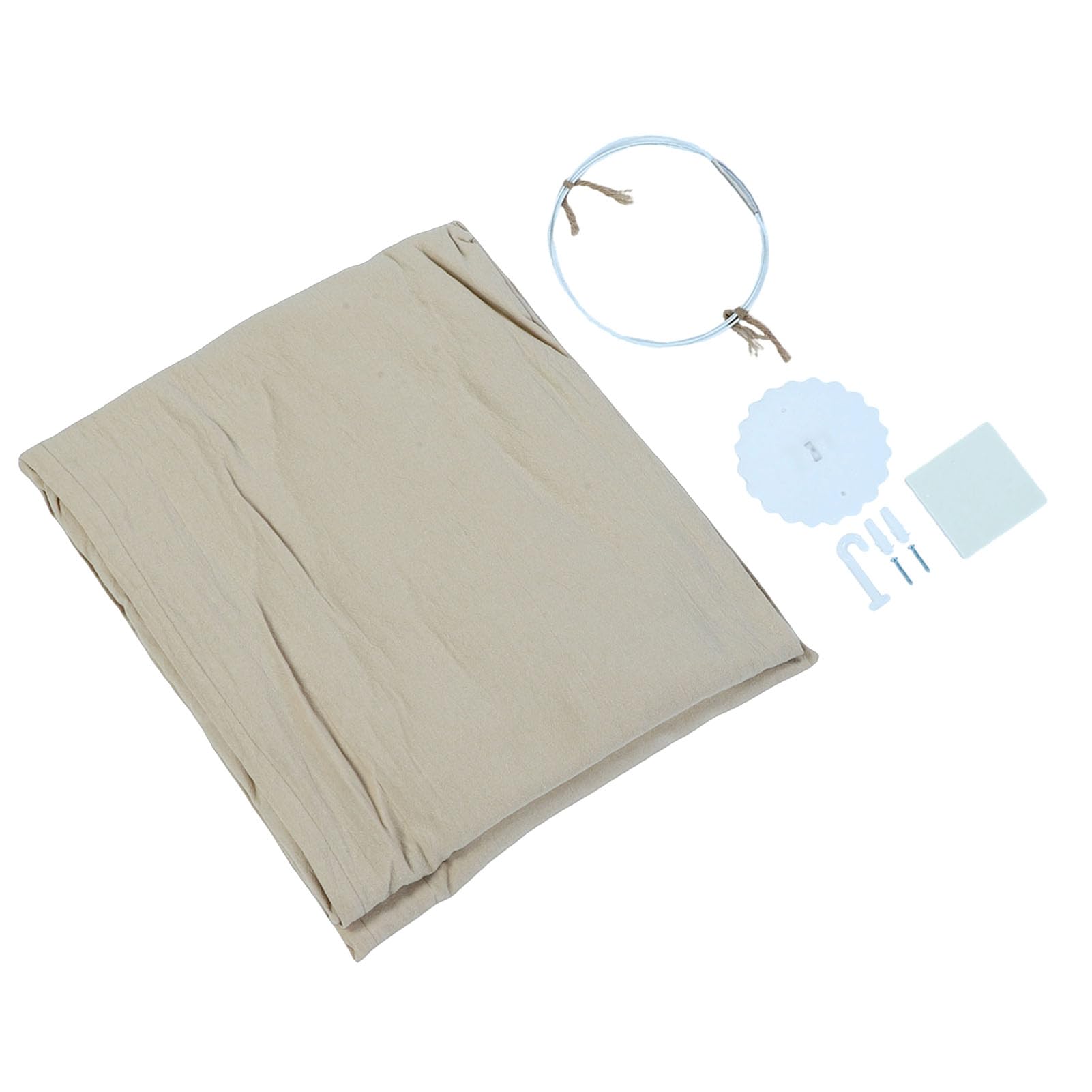 Tenda Sospesa in Morbido Cotone con Baldacchino per Letto per Bambini per un Accogliente Angolo Lettura in Colore Kaki per L'arredamento della Stanza dei Bambini