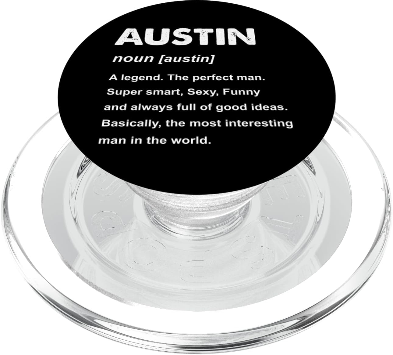 Austin Name PopSockets MagSafe PopGrip for iPhone
