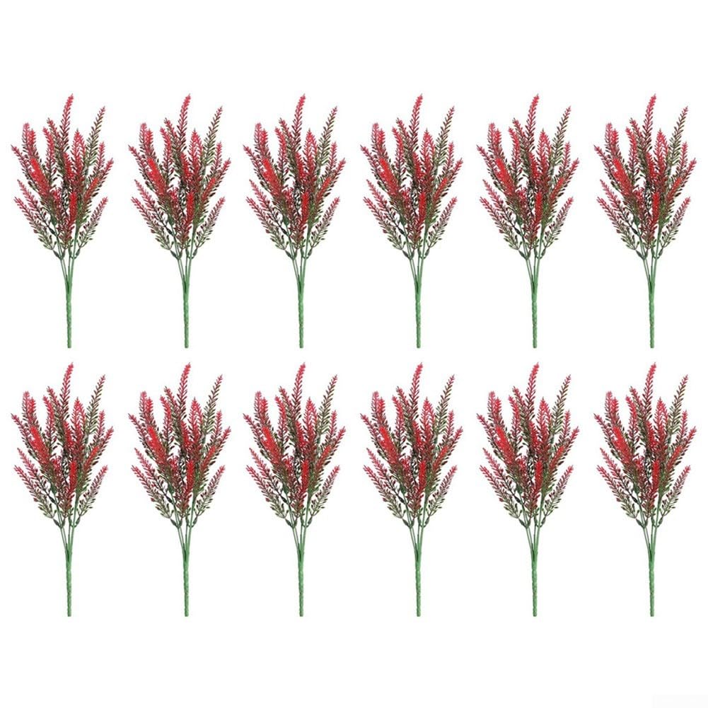 Fleurs de lavande artificielles fausse plante de 35 cm pour décoration extérieure de balcon