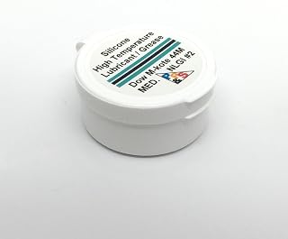 Dow Corning Molykote 44 Medium Silicone High Temperature Bearing Grease Lube, Medium NLGI #2 Consistency Grade, 14g or 0.5oz