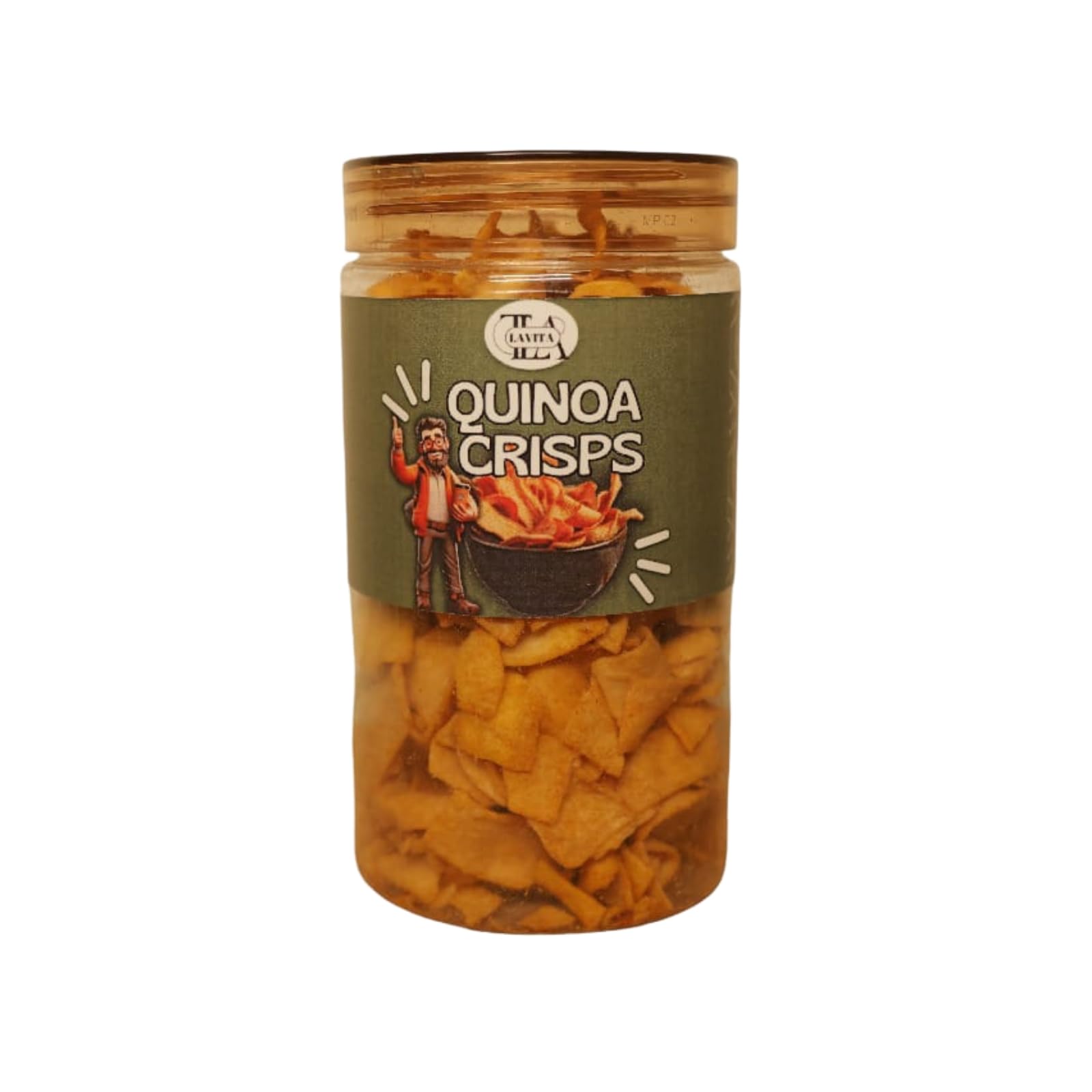 LAVITA Healthy Snacks | All Natural Real Crisps| Stress Buster | Vacuum Cooked for Extra Crunch | Vegan, Gluten-Free & No Preservatives | Hand-Made Tasty Crisps for Kids & Adults | Perfect Anytime Snack -Pack of 1 (150gm, QUINOA)-image-11
