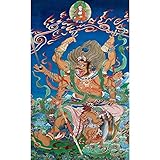 In Tibet war das Gemälde von Thangkas ein wichtiges und hoch entwickeltes Ausdrucksmittel, durch das die gesamte buddhistische Philosophie erklärt werden konnte.