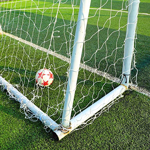2 Pieces Soccer Replacement Goal Net 6 X 4 Ft Football Polyethylene Training Nets Goal Keeper Net And Soccer Goal Straps For Kids Young Teenage Sports Football Training, Post Not Included #TOP3