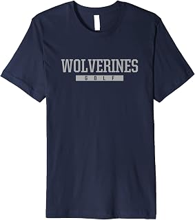 Overton Wolverines Golf HS Premium T-Shirt