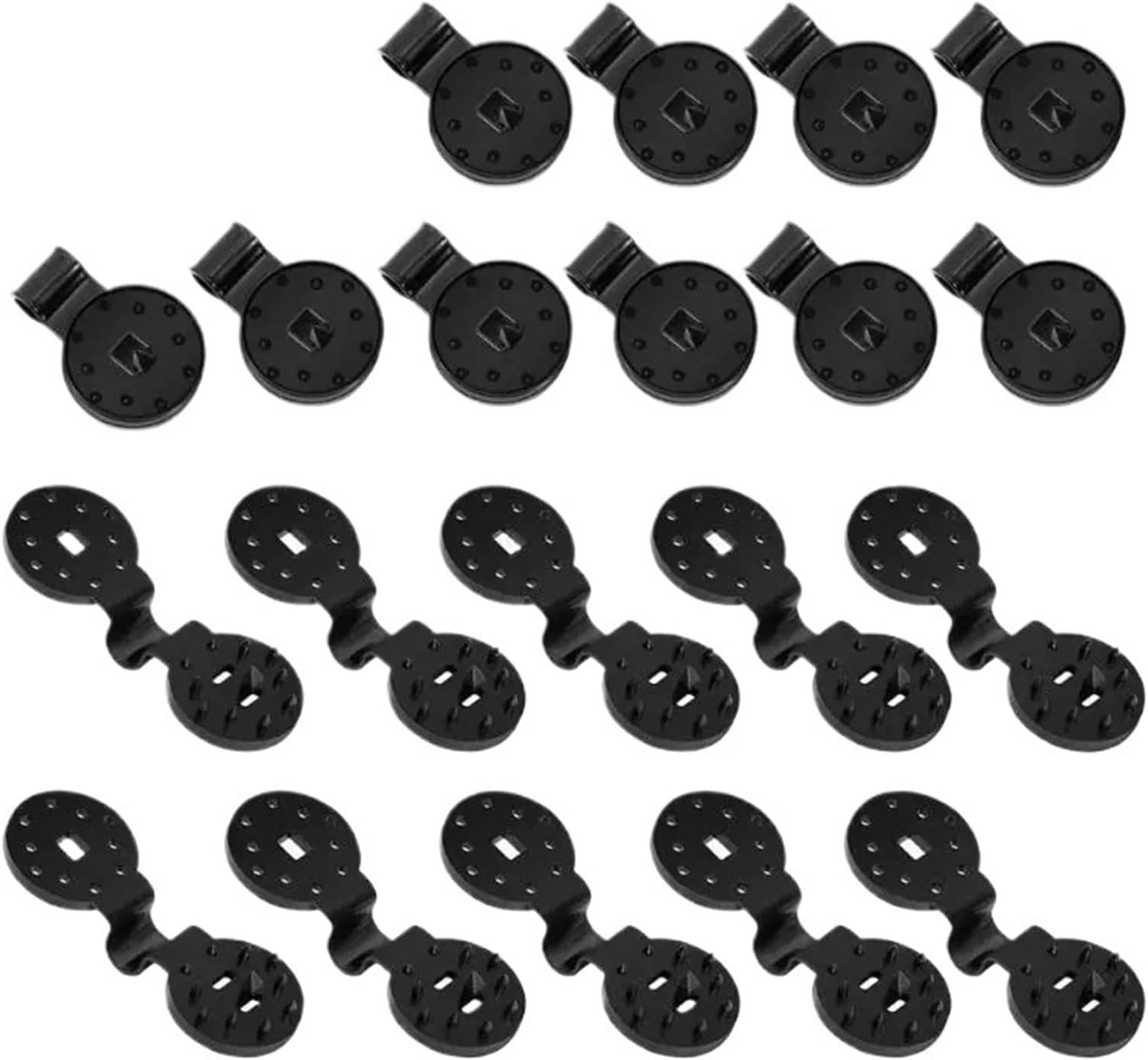 Shade Cloth Heavy Duty Lock Grip 800 Pcs Plastic Sunshade Holders: Clip Netting & Cloth Tightly