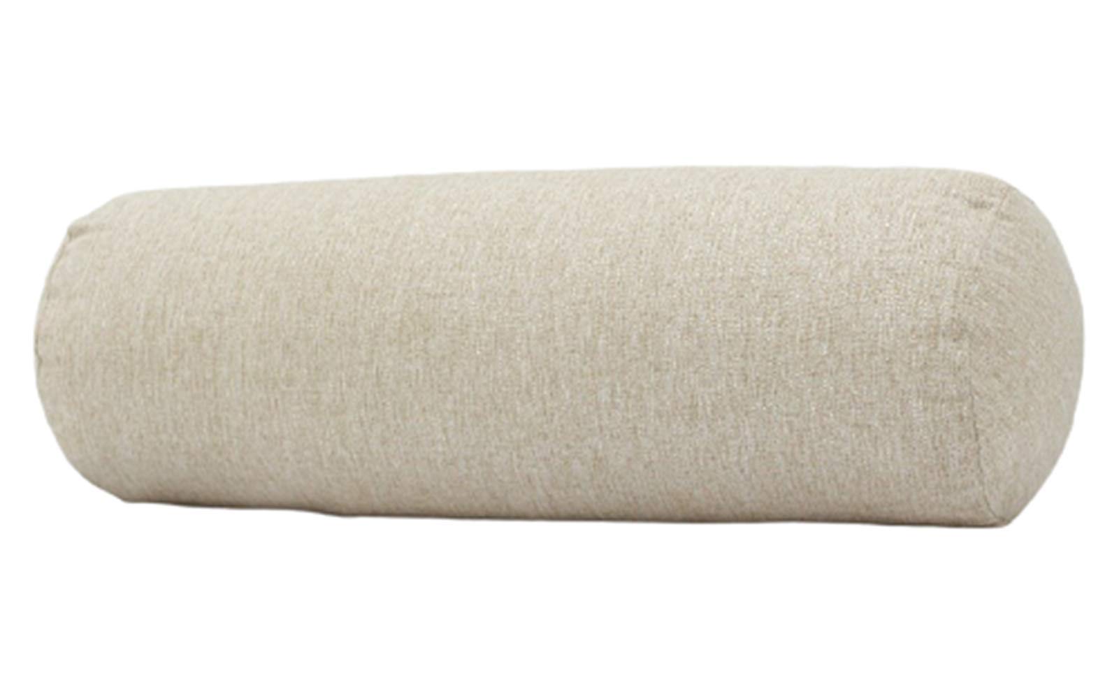 Cylindryczna poduszka lędźwiowa na sofę i samochód, zdejmowana poszewka, bawełna, len, 20,83 x 80 cm, idealna do wsparcia komfortu i wszechstronności w pościeli i podróży