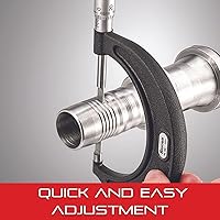 Vista 40 de Starrett 436.1 - Micrómetro exterior, tope trinquete, tuerca de bloqueo, caras de carburo, pulgadas, Negro, 1