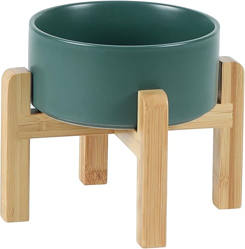 Miniatura 9 de Juego de 2 cuencos de cerámica de 5.1 pulgadas para perros y gatos, alimentador de alimentos y agua para perros de razas de juguete, gatitos, gatos,