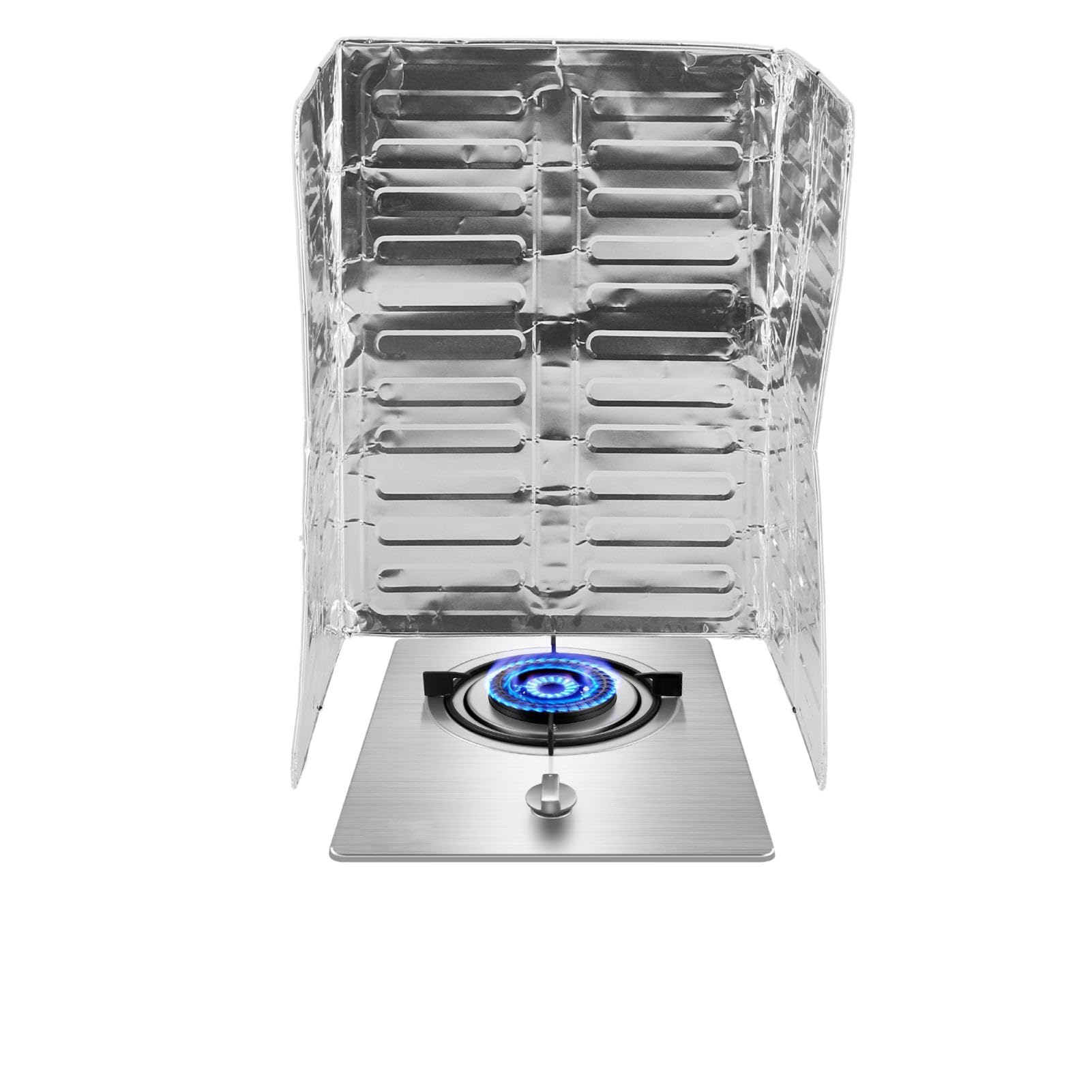 Splatter Screen for Frying Pan, Stove Splash Guard Grease Splatter Guard Fry Wall Splash Guard Spatter Shield Frying for Cooking 3 Sided Splatter Guard Gas Stove Anti Splatter Screen