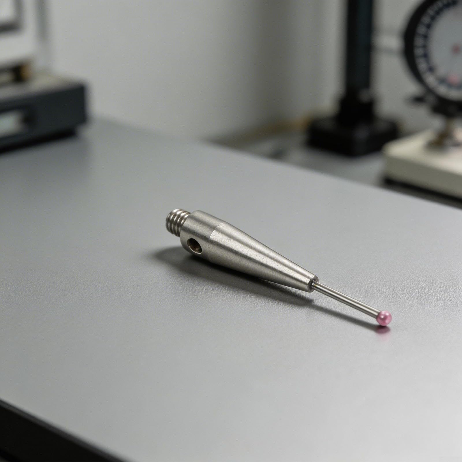 A-5000-7808 Stylet à sonde tactile avec pointe sphérique de 1,0 mm Longueur totale 20 mm et filetage M2 pour systèmes de métrologie CMM et CNC