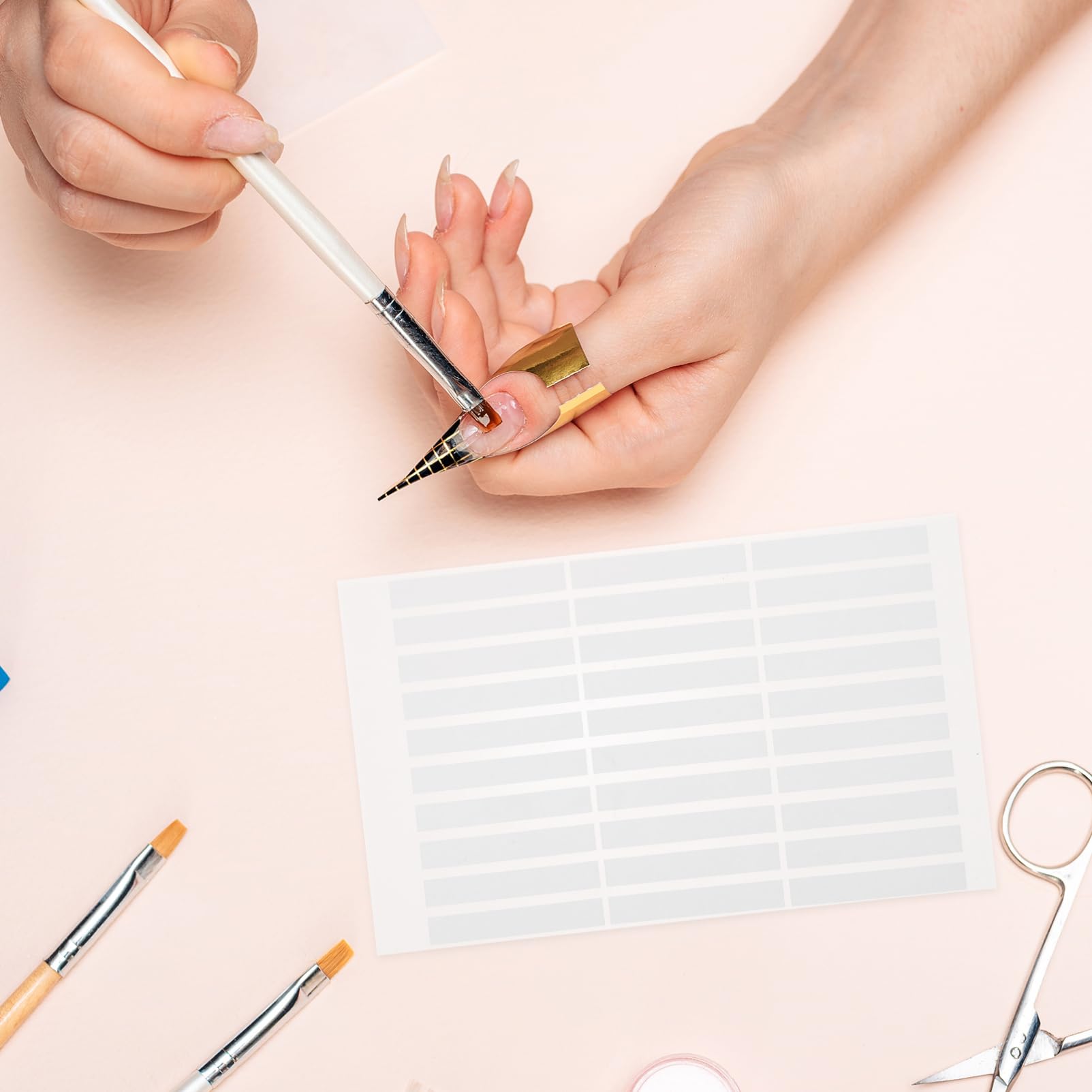 TOVINANNA Nail Display Tape Double-Sided Adhesive Press Nail Stand Adhesive Tabs Strong Glue Tabs