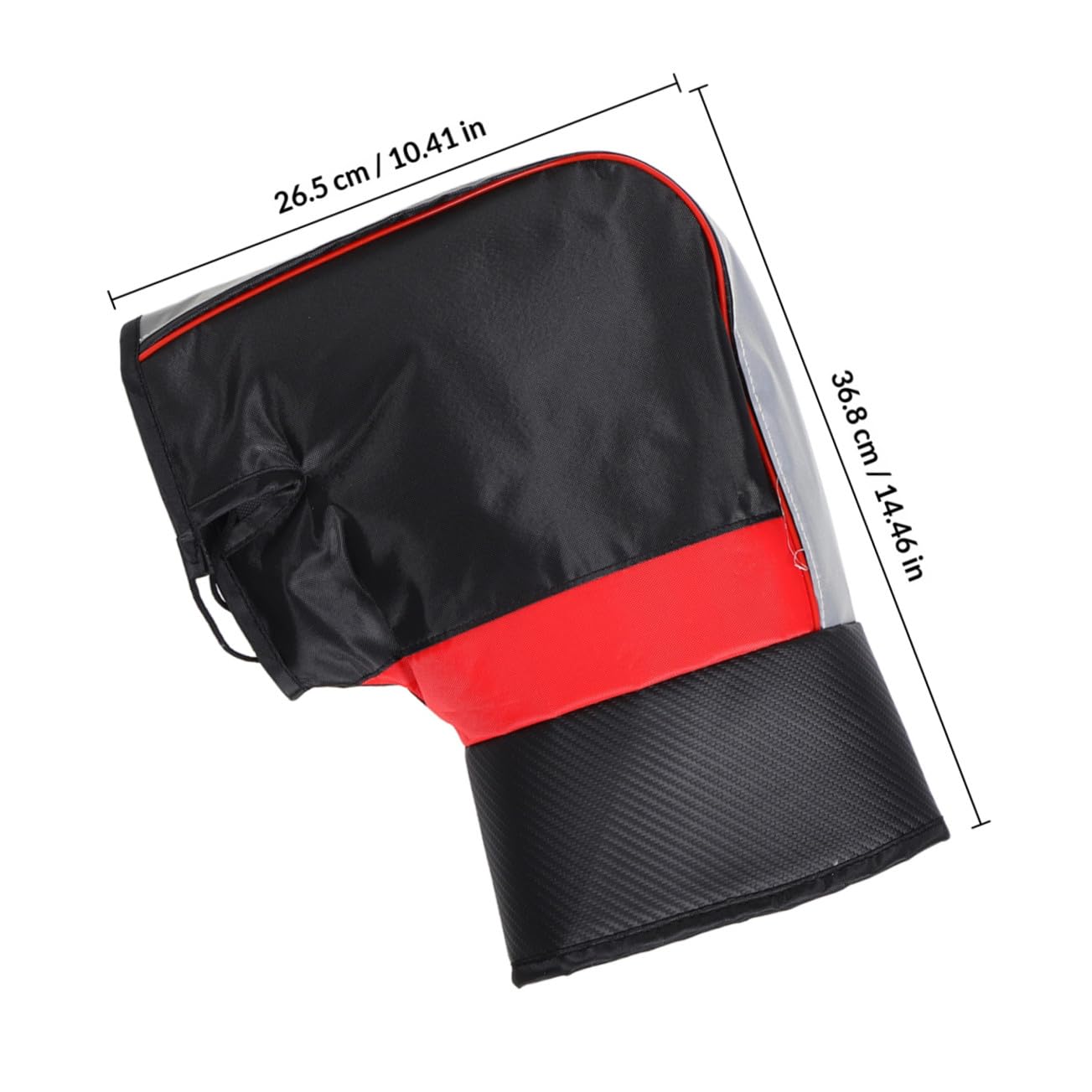 OUNONA Guanti da Moto Invernali Antivento e Impermeabili Spessi e Caldi per Scooter Design Spesso per Mantenere le Mani Calde in Inverno Adattabili Vari Modelli di Moto Elettrica