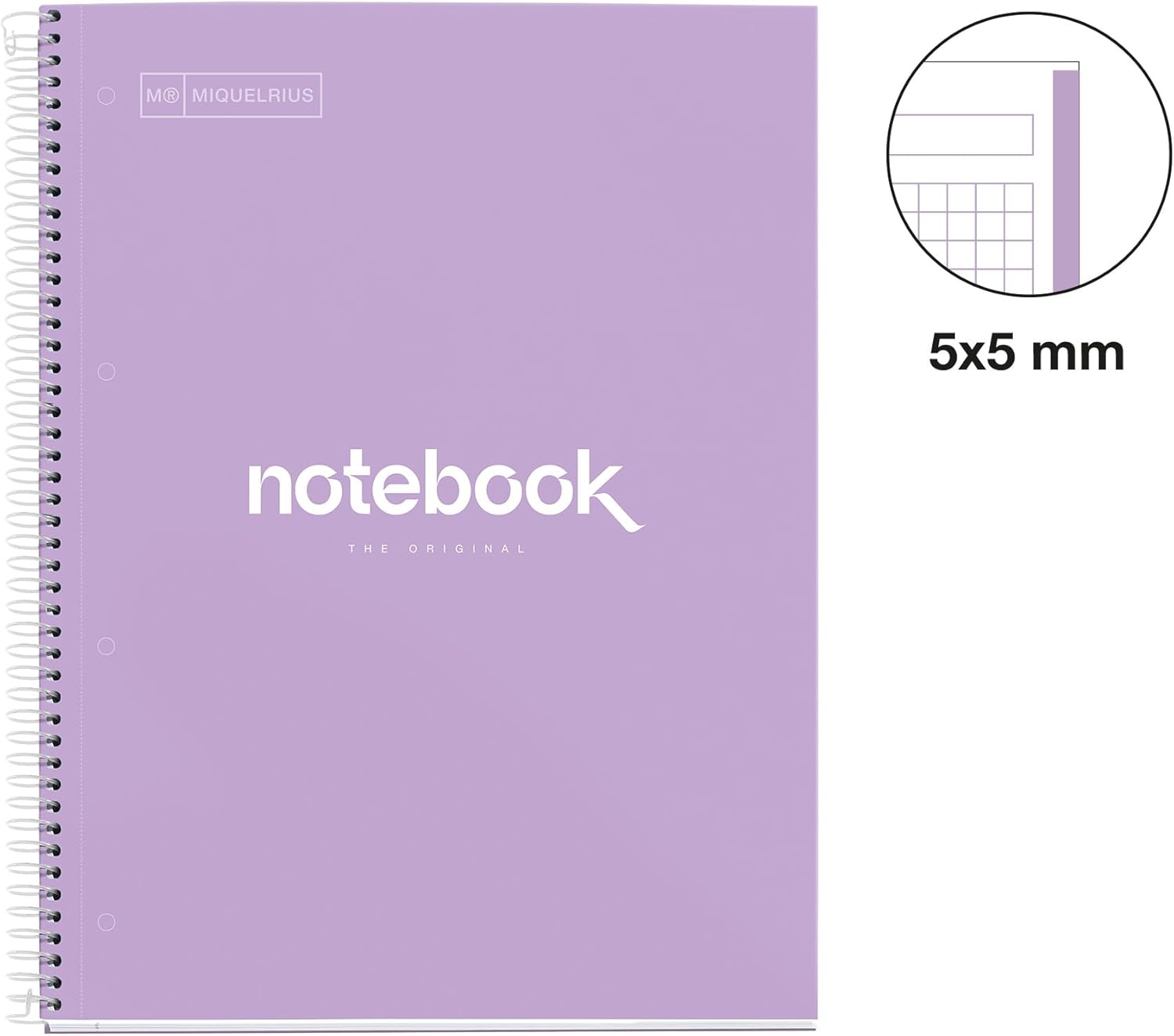 Miquelrius Spiral Notebook A4 Lavender