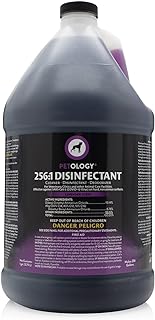 256:1 Disinfectant, 1 Gallon - Liquid Concentrate Disinfectant and Deodorizer, Sanitizer for Veterinary Clinics and Kennels, Effective Against Viruses and Bacteria (Lavender)