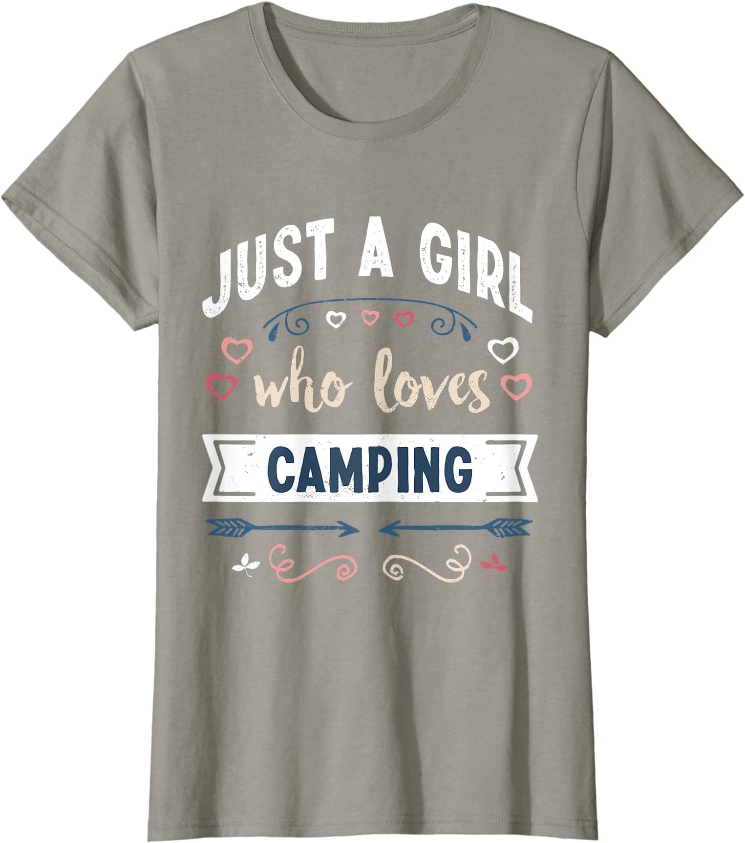 Just a Girl who loves Camping Funny Gifts T-Shirt