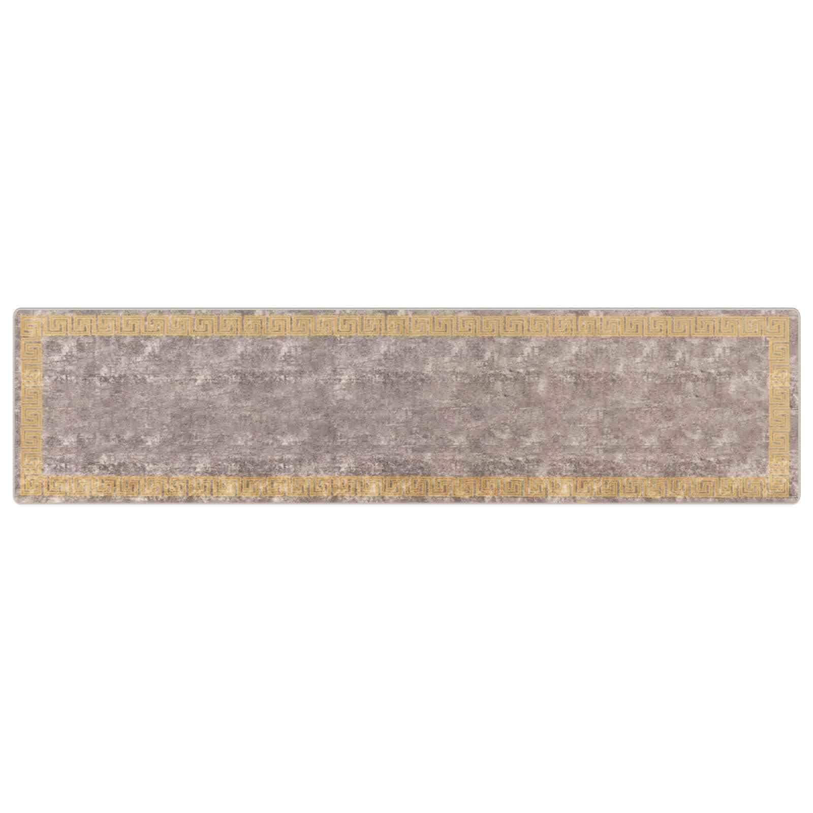 Tapis de couloir gris moderne Marsa pour une ambiance chaleureuse de salon et chambre