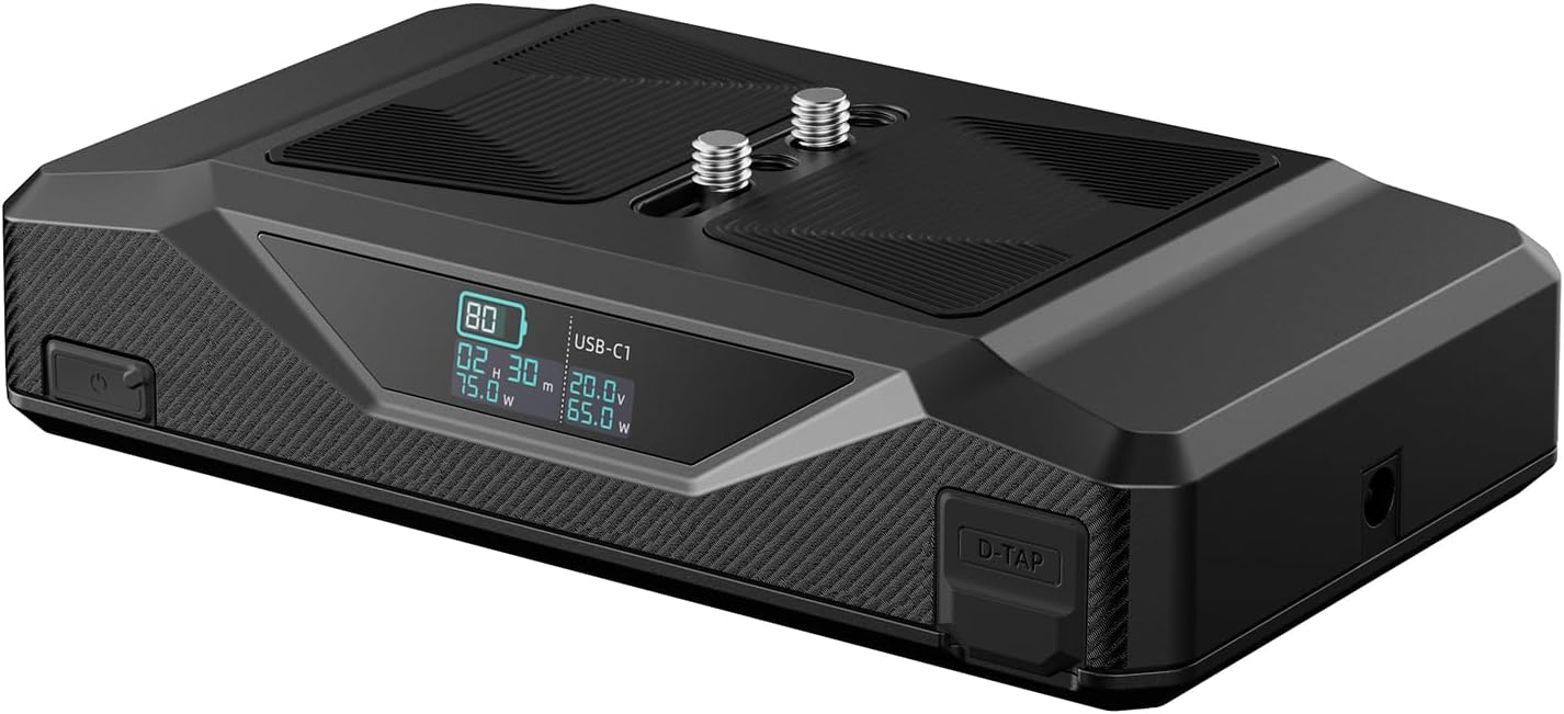 SMALLRIG Base Battery CB75 and D-Tap Splitter