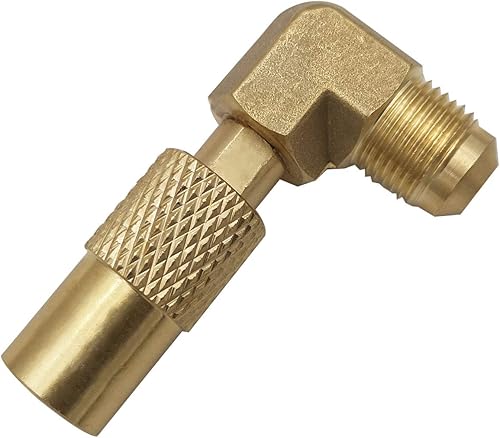 MENSI Adaptador de codo de propano con manguera de extensión de propano macho de 38 pulgadas para parrilla de campamento Blackstone de 17 pulgadas y