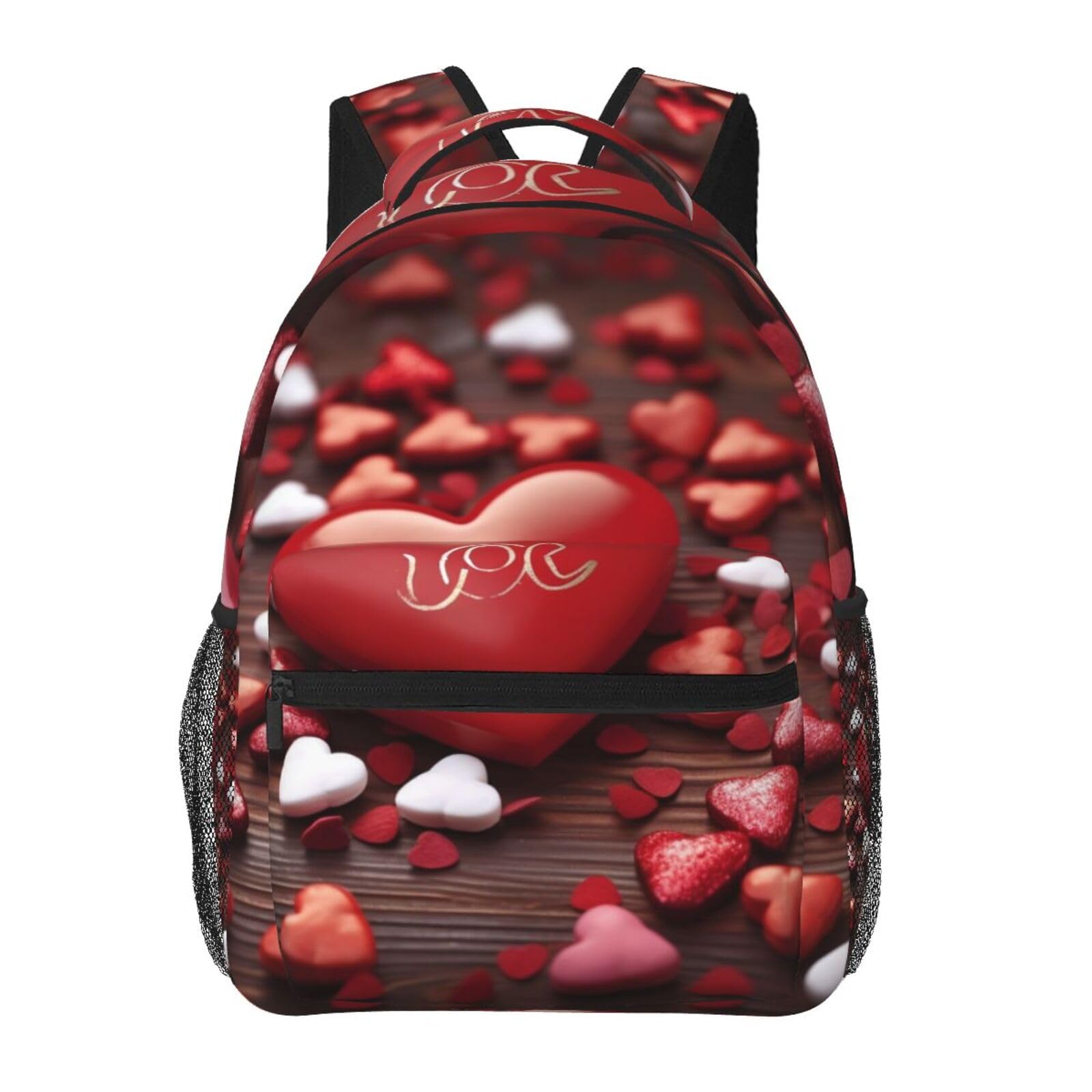 Sac à dos de voyage ergonomique noir taille unique avec imprimé spécial - 8