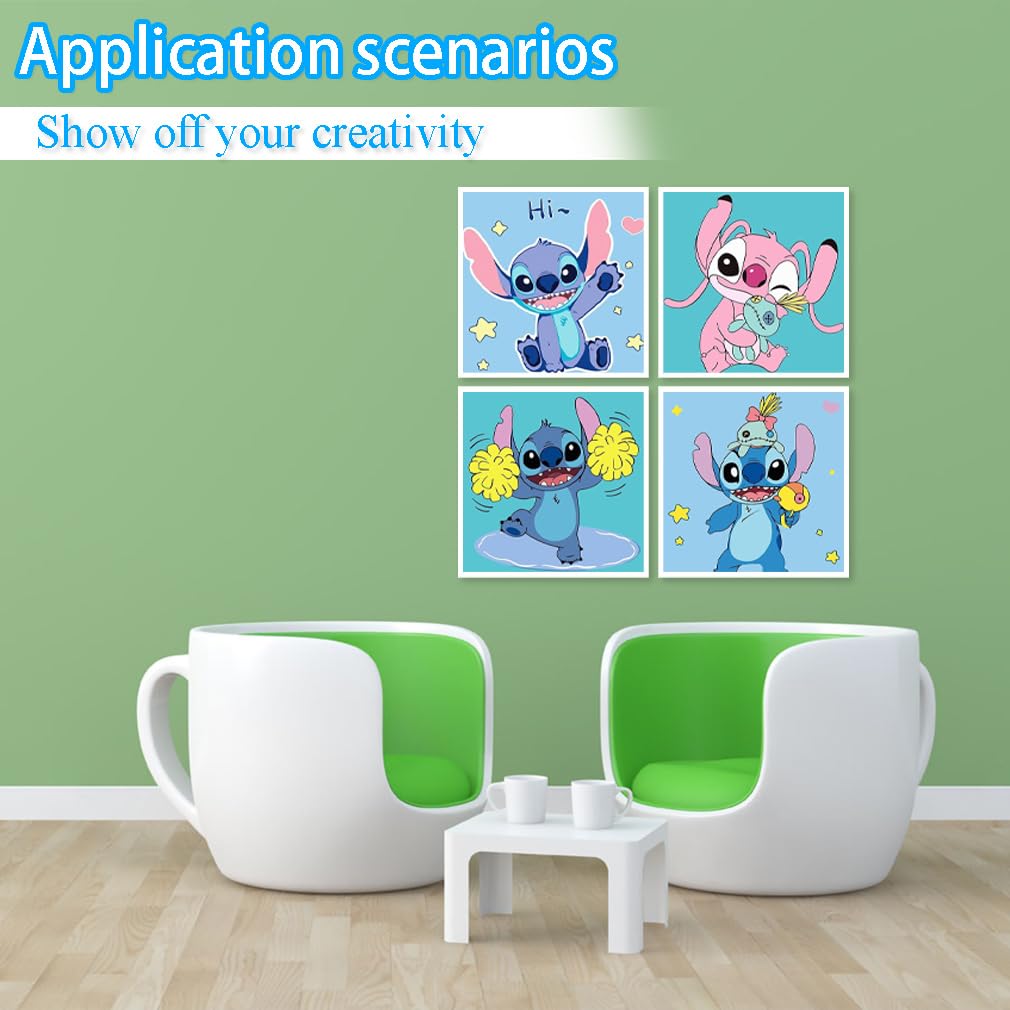 Pintura Por Números Para Niños Con Marco, Panda Pintura Por Números A