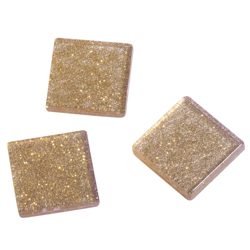 Rayher Acrylic Mosaic, Glitter 1 x 1 cm, Approx. 205 Pieces, Self-Service Box 50 g, 14542617