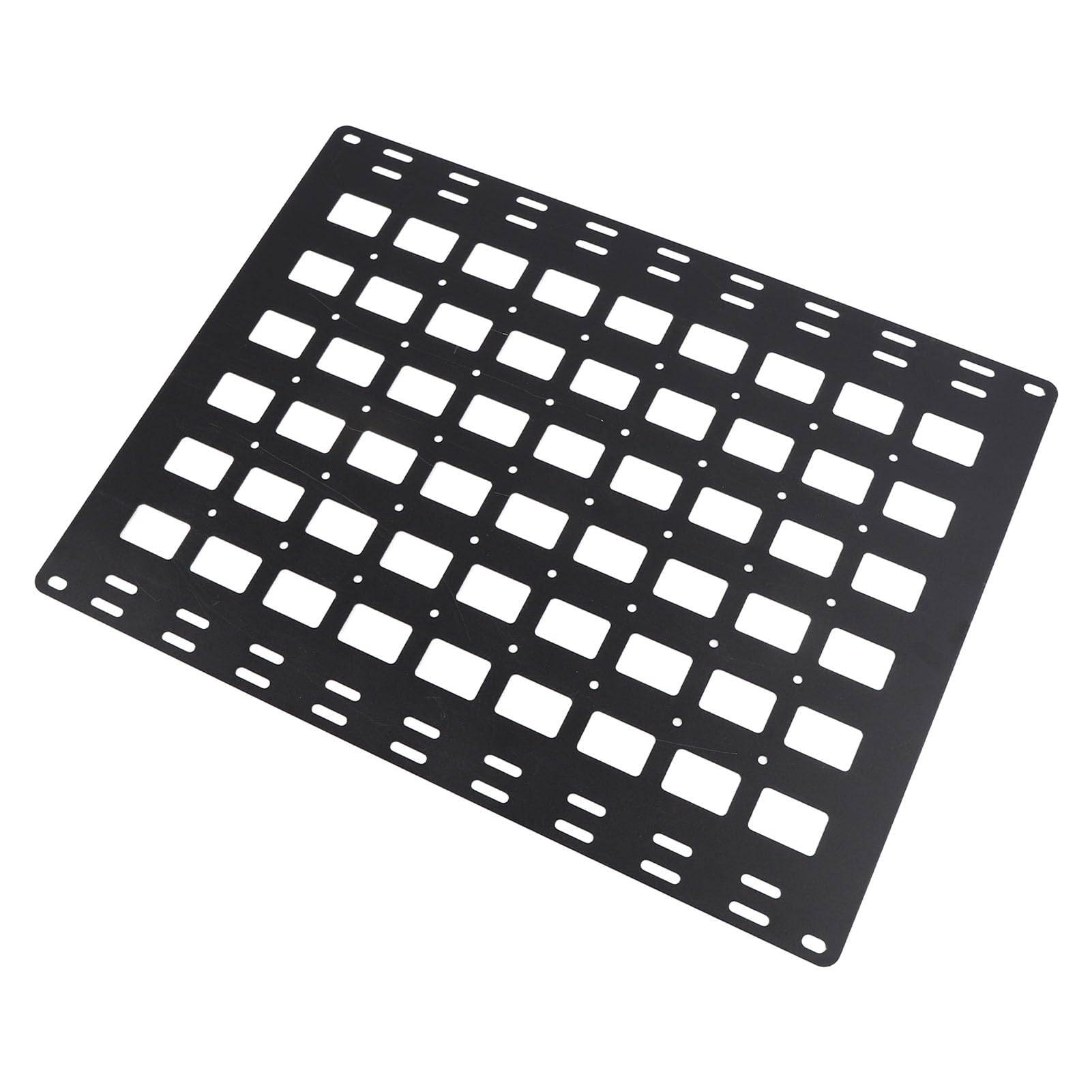 KIMISS Pannello Portaoggetti per Pianale di Camion - Pannello Molle in Lega di Alluminio 800x600 Mm con Montaggio Versatile per Utensili e Accessori
