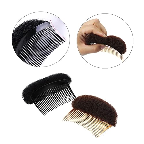 Miniatura 2 de 2 piezas encantadoras inserciones de volumen Bump It Up Peine Do Beehive Hair Stick Bun Maker Tool Accesorios de peinado para mujeres Lady Girl