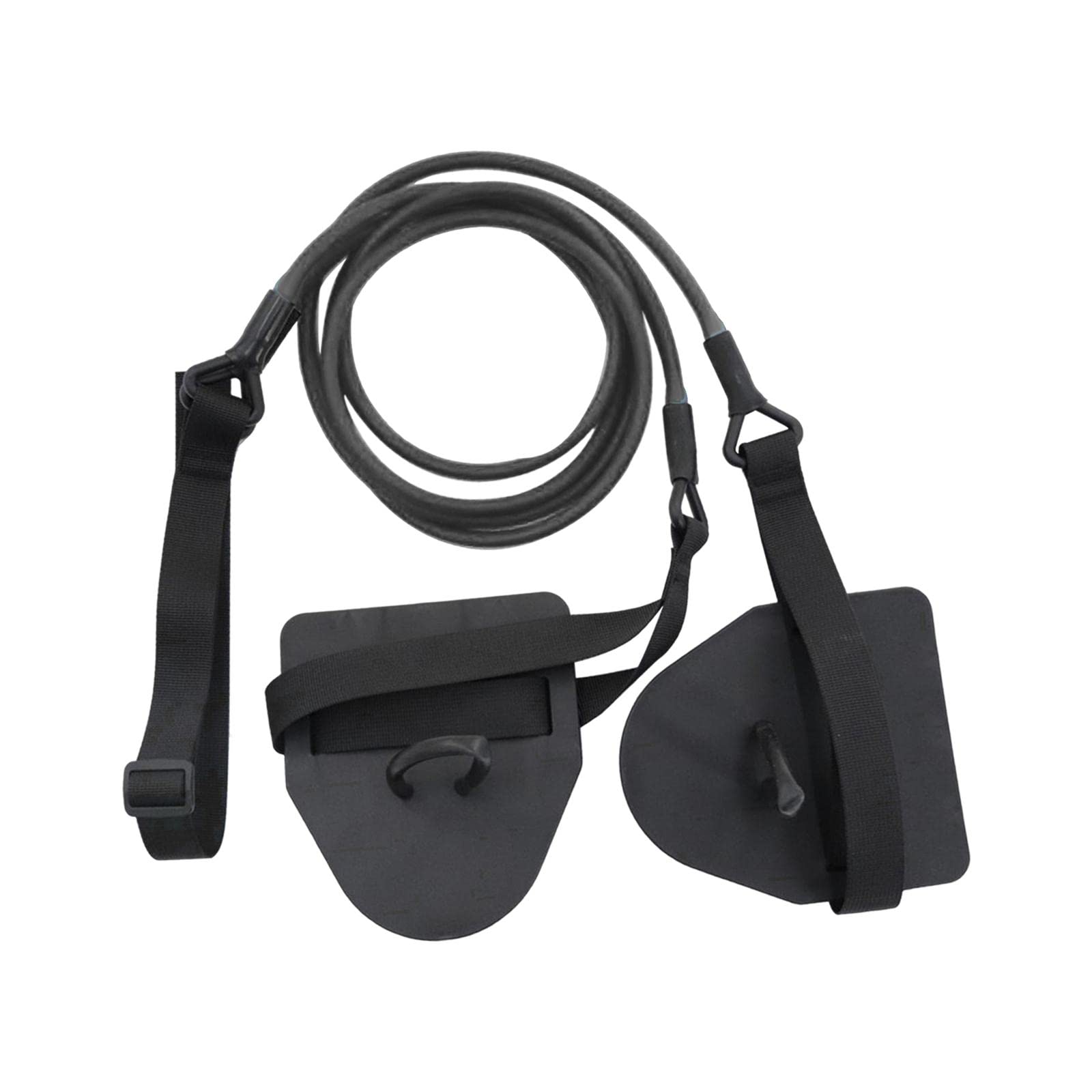 ECOMISTIQ® Resistance Bands Workout Bungee Cords Fitness Swimming Arm Trainer Strength Black 60lbs|Sporting Goods |Fishing|Fitness Equipment & Gear|Resistance Trainers-image-31