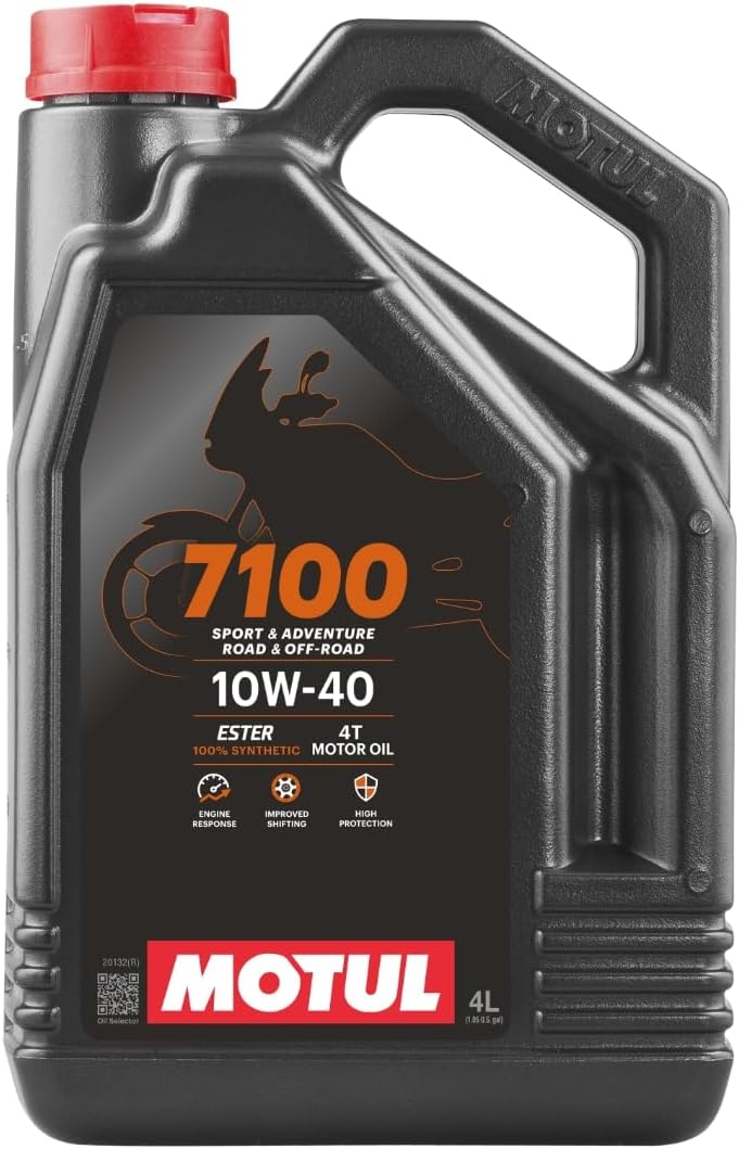 Motul MOUNTAIN MOTORBIKE OIL 7100 4T 10W40 4L, Black, 300x234x114, 104092