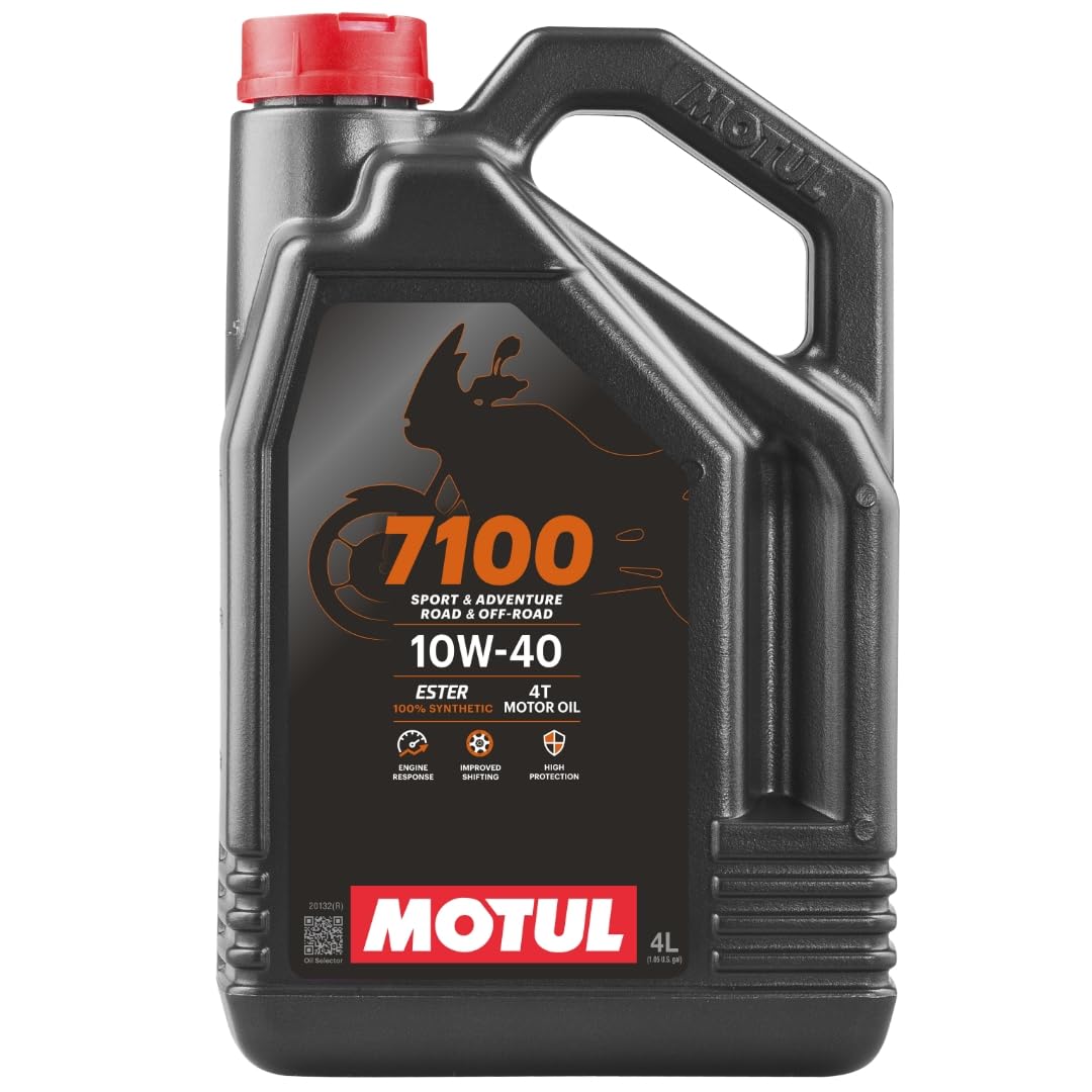 Motul 7100 合成エステルモーターオイル - 10W40 - 4リットル 836341