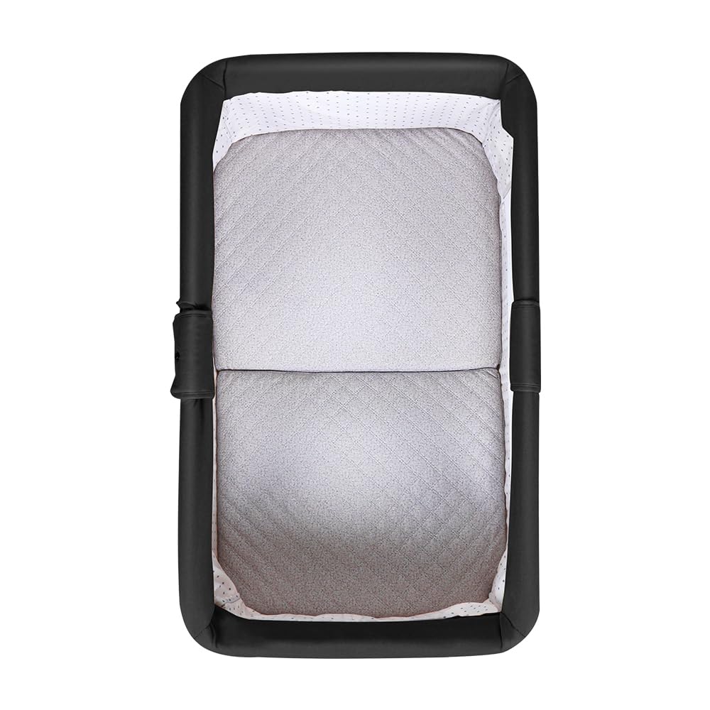 Lit de Voyage Bébé Pliable avec Moustiquaire 90 x 50 x 35 cm Noir