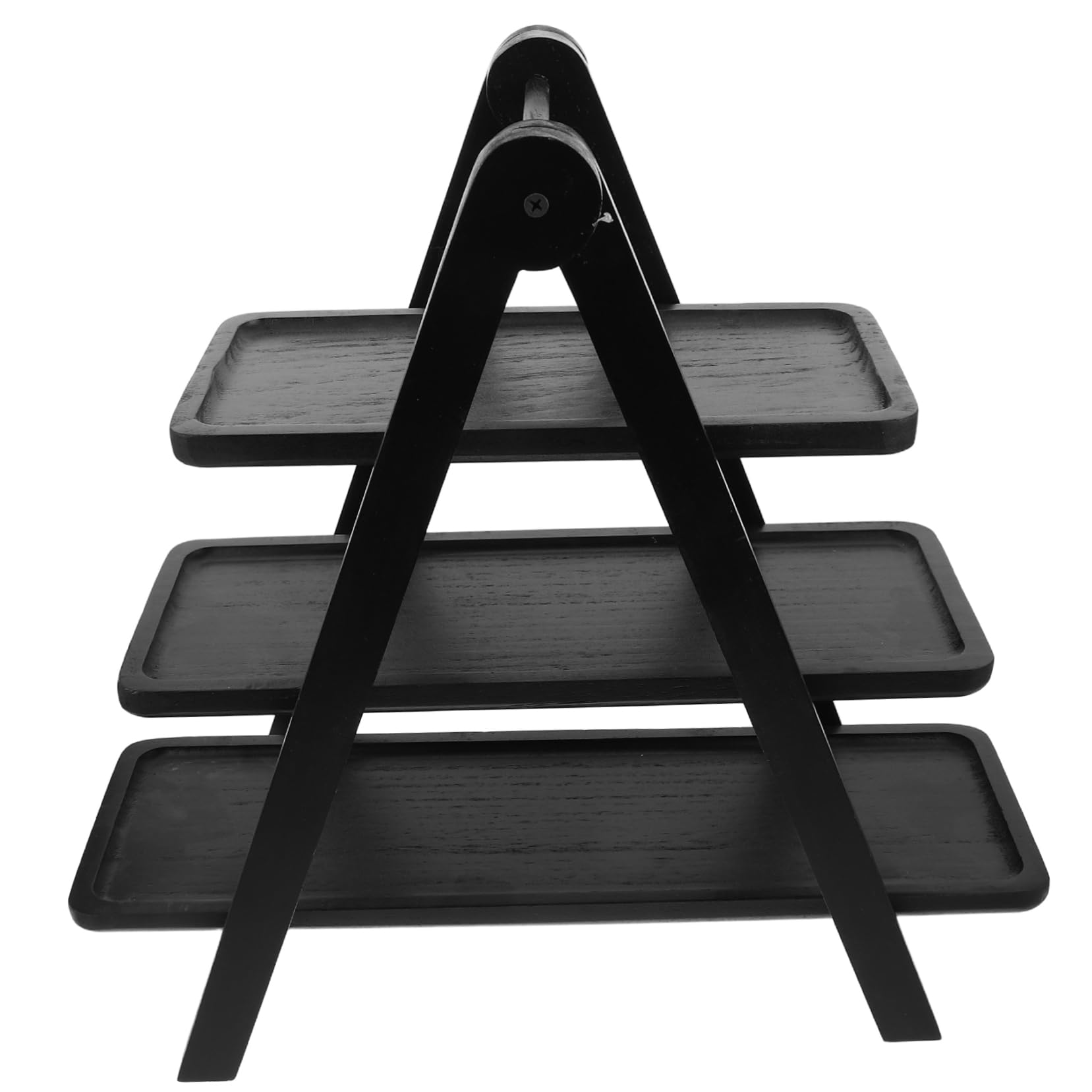 MAGICLULU Soporte para Cupcakes Bandeja De Madera para Servir Expositor De Alimentos De 3 Niveles para Estofados Y Bufés Estante De Almacenamiento Multicapa Que Ahorra Espacio